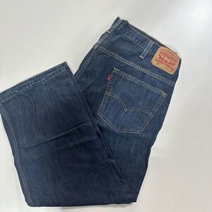 Levi's Men's Dark Blue Straight Jeans